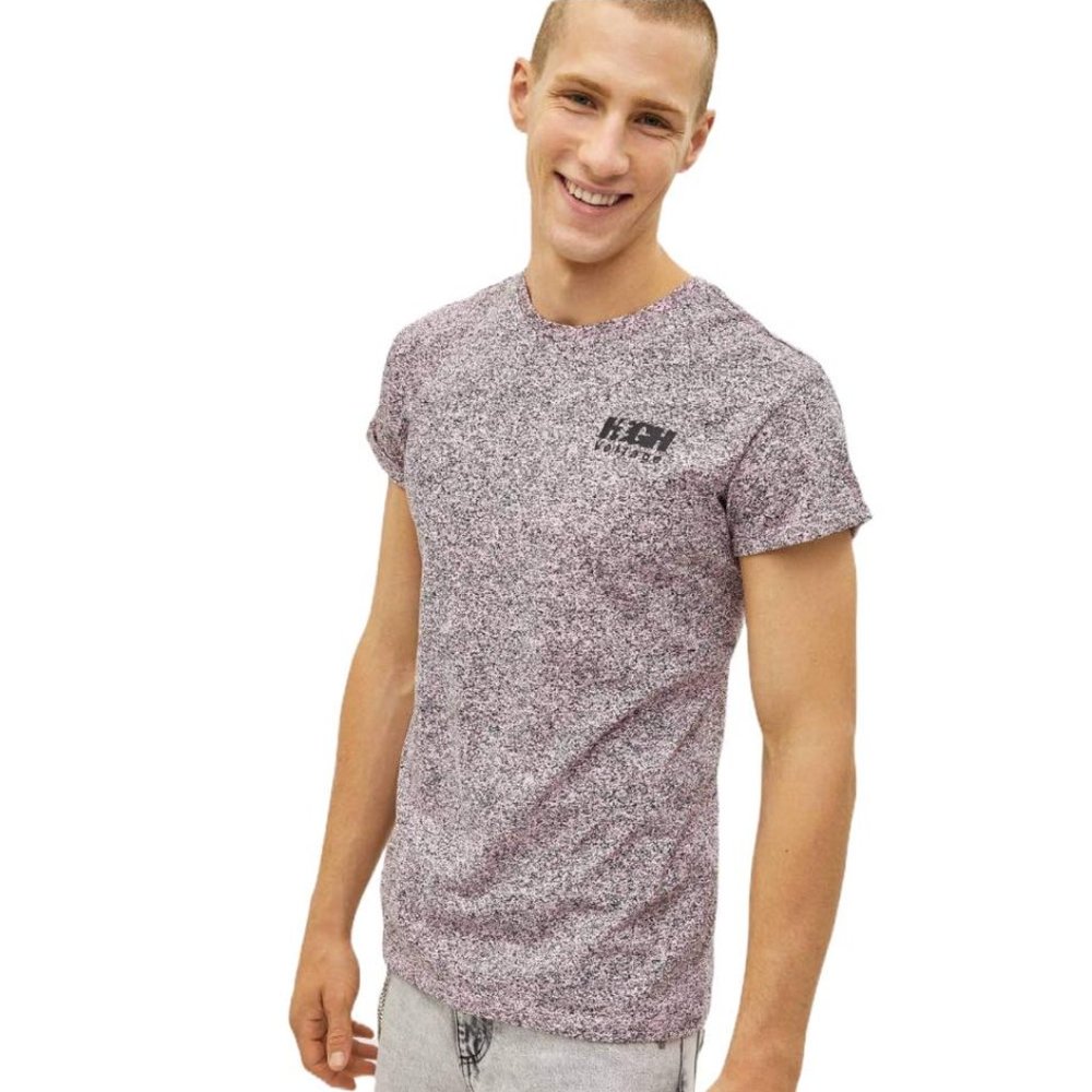 NWT  Bershka Pink Muscle Fit T-Shirt